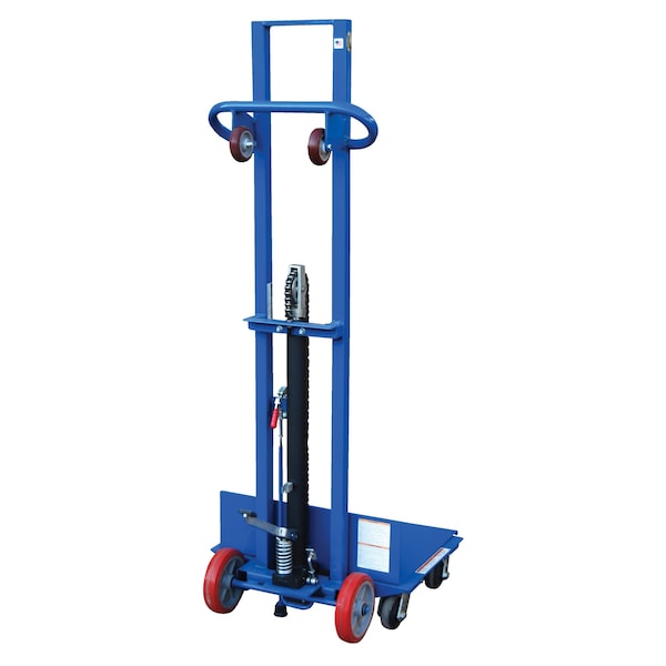 Vestil Steel Lift Load Lift w/Foot Pump, Swivel Casters, and Manual Floor Lock LLH-242056-4SFL - main